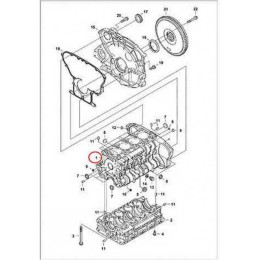7008523 Блок цилиндров Bobcat