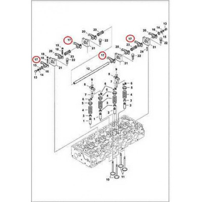 7000668 Коромисло клапана впускання Bobcat