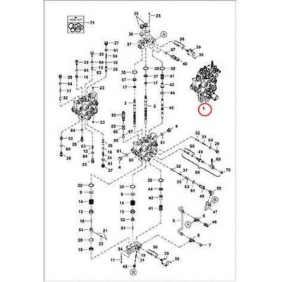 7297079 Гидрораспределитель Bobcat