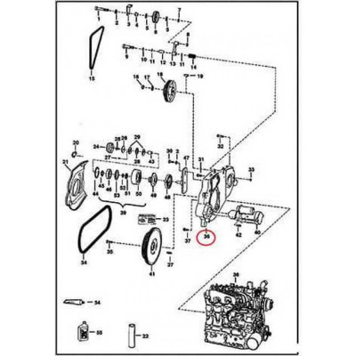 6726613 Корпус приводу (монтажна рама) Bobcat