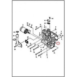 6688640 Корпус шестерен Bobcat