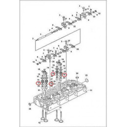 6672436 Манжета клапана (маслосъемный колпачок) Bobcat