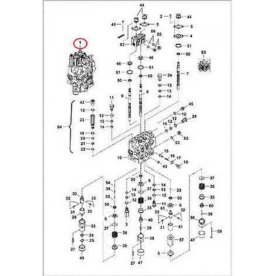 7299538 Гидрораспределитель Bobcat