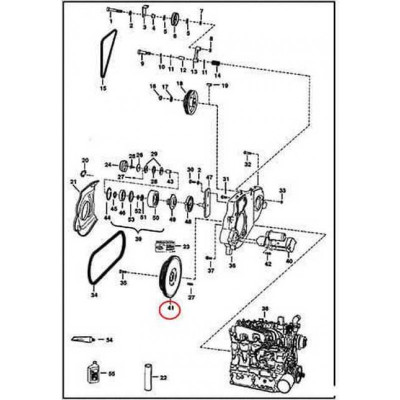 7155781 Маховик (с венцом) Bobcat