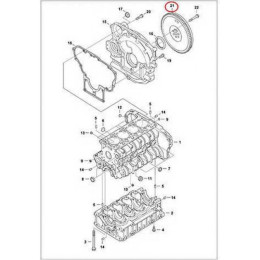7000762 Маховик Bobcat