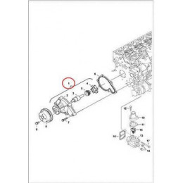 7000743 Насос водяний (без шківа) Bobcat 7000743 Насос водяний (без шківа) Bobcat
