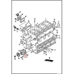 6689441 Насос масляный двигателя Bobcat