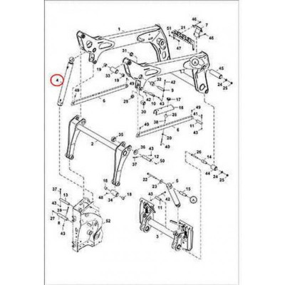 7256068 Гідроциліндр стріли Bobcat