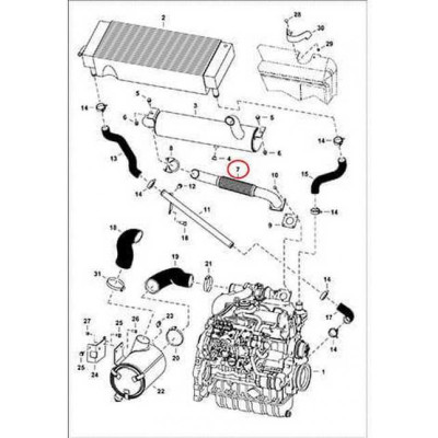 7130725 Патрубок выпускной Bobcat 7130725 Патрубок выпускной Bobcat