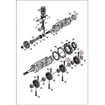6685494 Полукольцо клонировали, +0,20 mm, (59,94 mm), верх Bobcat