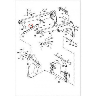 7275994 Гидроцилиндр стрелы Bobcat