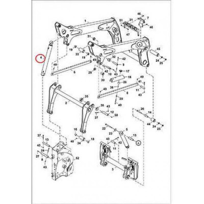 7275997 Гидроцилиндр стрелы Bobcat
