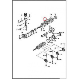 6655184 Вал колінчастий (51.59 mm) Bobcat 6655184 Вал колінчастий (51.59 mm) Bobcat