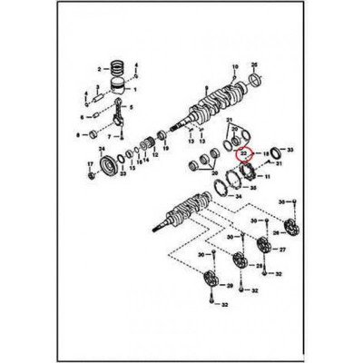 6653865 Півкільце клонували, std (51,94 mm), низ Bobcat 6653865 Півкільце клонували, std (51,94 mm), низ Bobcat