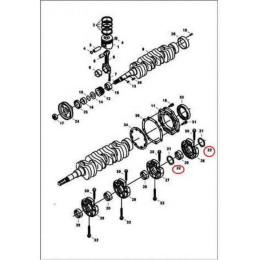 7015267 Полукольцо клонированное, std (59,94 mm), низ Bobcat