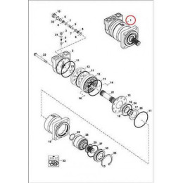 7267718 Гидромотор хода Bobcat