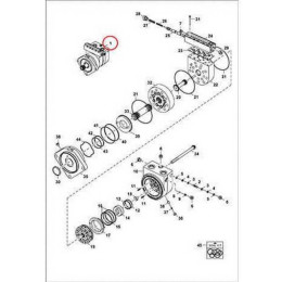 7312928 Гидромотор хода Bobcat