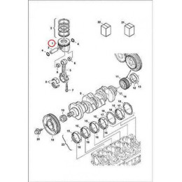 7008475 Поршень (05), +0,50 mm Bobcat