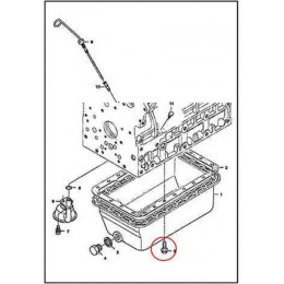 6653798 Болт піддона Bobcat 6653798 Болт піддона Bobcat
