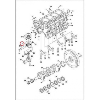 6698536 Поршень, +0,50 mm Bobcat 6698536 Поршень, +0,50 mm Bobcat