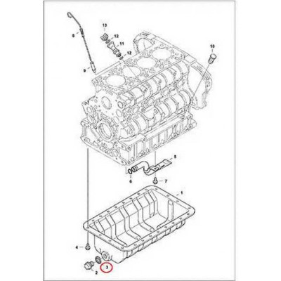 6631046 Прокладка (кольцо) пробки сливной Bobcat 6631046 Прокладка (кольцо) пробки сливной Bobcat