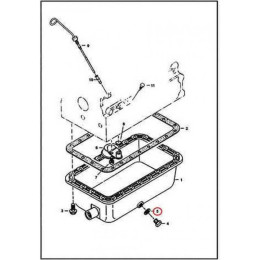 6680484 Прокладка (кольцо) пробки сливной Bobcat 6680484 Прокладка (кольцо) пробки сливной Bobcat