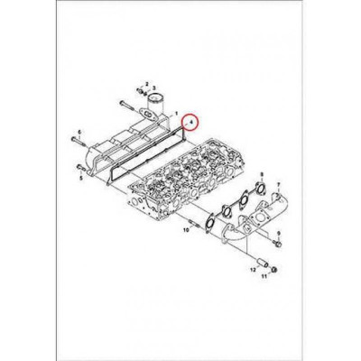 7000658 Прокладка впускного колектора Bobcat 7000658 Прокладка впускного колектора Bobcat