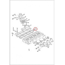 6680884 Прокладка впускного коллектора Bobcat 6680884 Прокладка впускного коллектора Bobcat