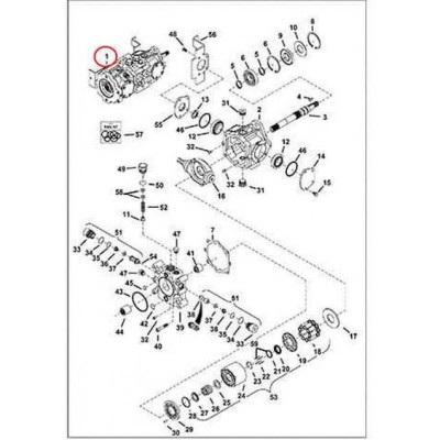 7275321 Гидронасос, без н/ш Bobcat 7275321 Гидронасос, без н/ш Bobcat