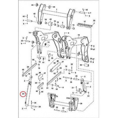 7106456 Гідроциліндр стріли Bobcat