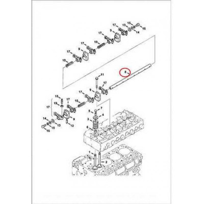6684875 Вал коромысел Bobcat