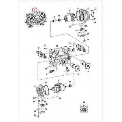7023793 Гідронасос, без н / ш Bobcat