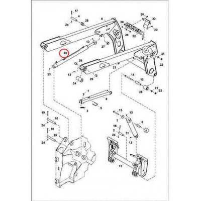 7152121 Гідроциліндр стріли Bobcat