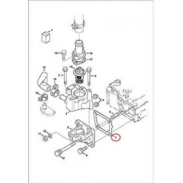 6666802 Прокладка корпуса термостата Bobcat 6666802 Прокладка корпуса термостата Bobcat