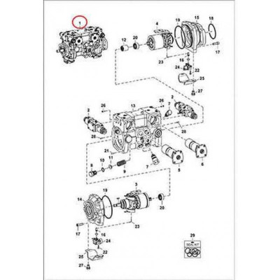 7023794 Гидронасос, без н/ш Bobcat