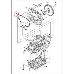 7008461 Прокладка корпуса шестерен Bobcat 7008461 Прокладка корпуса шестерен Bobcat