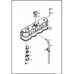 6598136 Прокладка крышки клапанов Bobcat 6598136 Прокладка крышки клапанов Bobcat