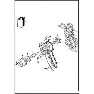 6666804 Прокладка водяного насоса Bobcat 6666804 Прокладка водяного насоса Bobcat