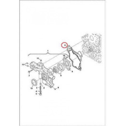 7008398 Прокладка крышки передней Bobcat 7008398 Прокладка крышки передней Bobcat