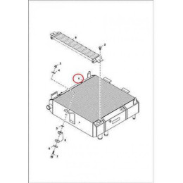 7257521 Калорифер водомасляный Bobcat