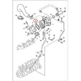7000679 Прокладка фланца коллектора Bobcat 7000679 Прокладка фланца коллектора Bobcat