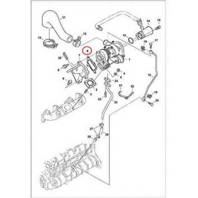 7000679 Прокладка фланця колектора Bobcat 7000679 Прокладка фланця колектора Bobcat