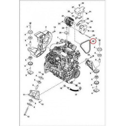 7143498 Ремень привода генератора Bobcat