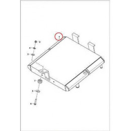 7274981 Калорифер водомасляный Bobcat