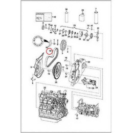 6667322 Ремінь приводу гідронасоса Bobcat 6667322 Ремінь приводу гідронасоса Bobcat