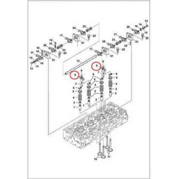 7000663 Важіль клапанів двухплечего Bobcat