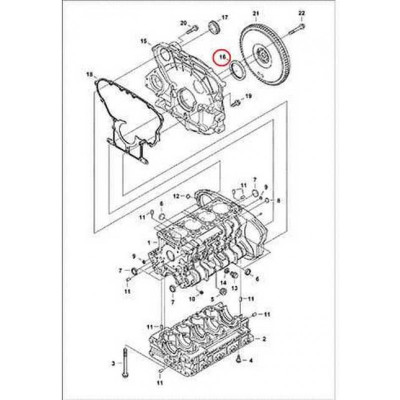 7008390 Сальник корпусу шестерень Bobcat