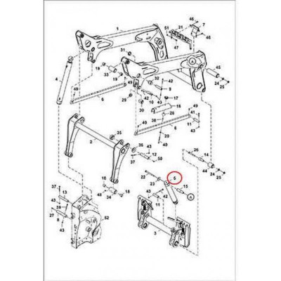 7338638 Гідроциліндр траверси Bobcat