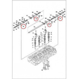 7000672 Стойкая коромысла Bobcat