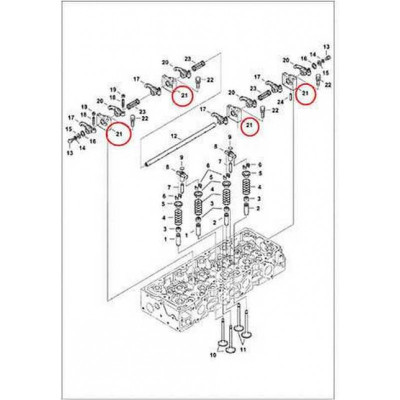 7000672 Стійка коромисла Bobcat